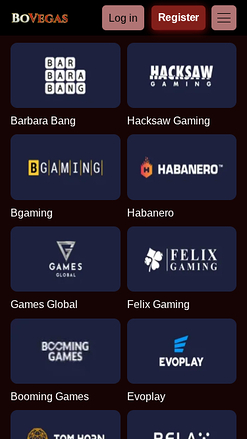 BoVegas Casino Mobile Game Developers