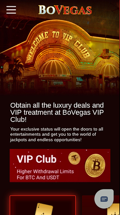 BoVegas Casino Mobile VIP Program