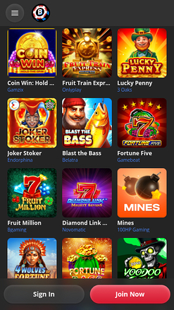 BruceBet Casino Mobile Games