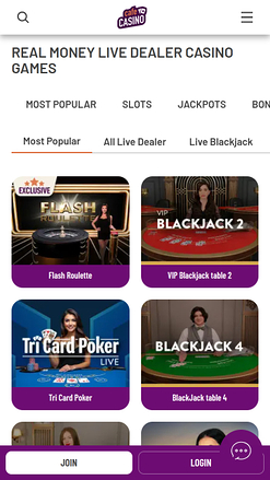 Cafe Casino Mobile Live Dealer