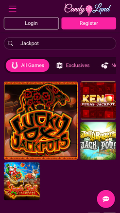 CandyLand Casino Mobile Jackpot