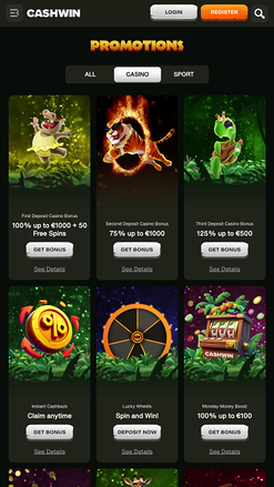Cashwin Mobile Promotions