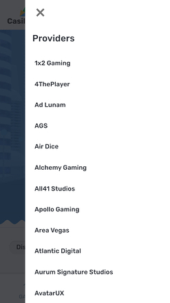 Casilando Casino Game Developers Mobile