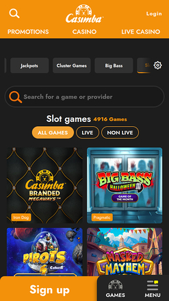 Casimba Casino Mobile Games