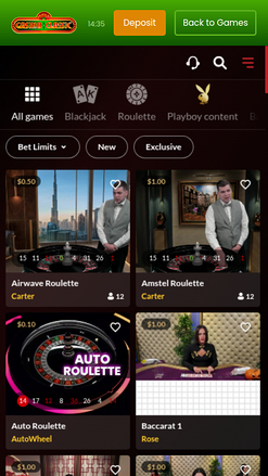 Casino Classic Mobile Live Dealer