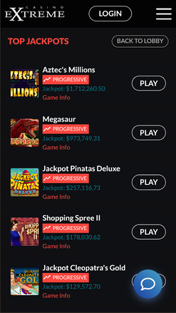 Casino Extreme Mobile Jackpot