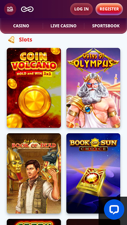 Casino Infinity Mobile Games