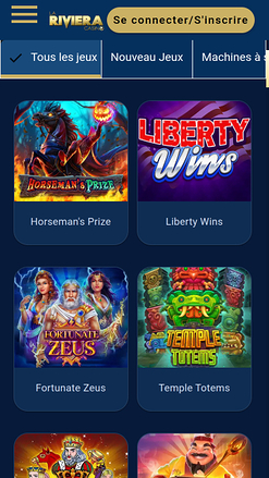 Casino La Riviera Mobile Games