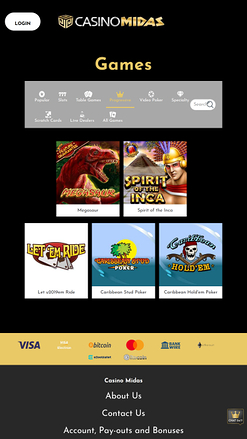 Casino Midas Mobile Jackpot