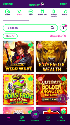 Casino Rocket Mobile Games