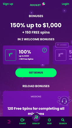 Casino Rocket Mobile Promotions