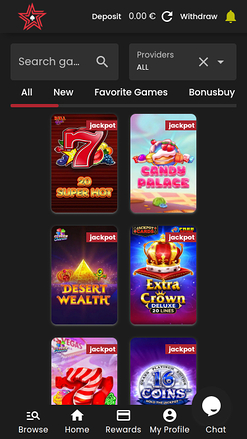 Casino Stars Mobile Jackpot