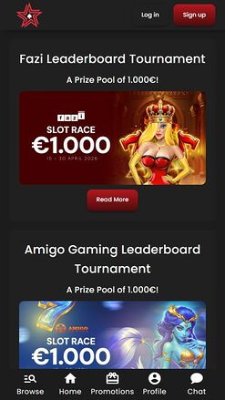 Casino Stars Mobile Tournaments