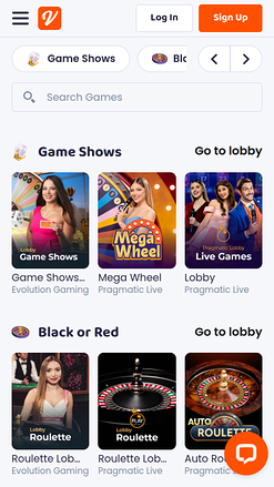 Casino Vibes Mobile Live Dealer
