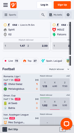 Casino Vibes Mobile Live Sports