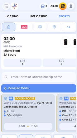 CasinoLab Mobile Live Sports
