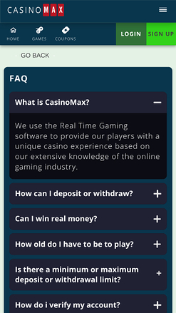 CasinoMax Game Developers Mobile