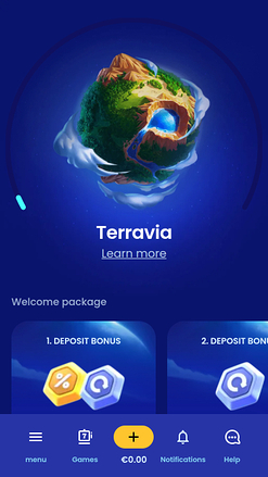 Casoo Casino Mobile Homepage