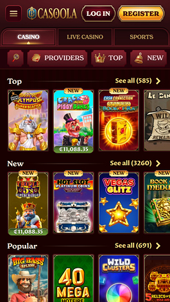 Casoola Casino Games