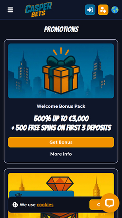 Casper Bets Casino Mobile Promotions