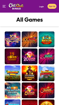 Chitchat Bingo Mobile Games