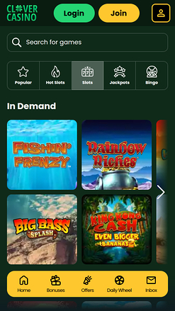 Clover Casino Games Mobile