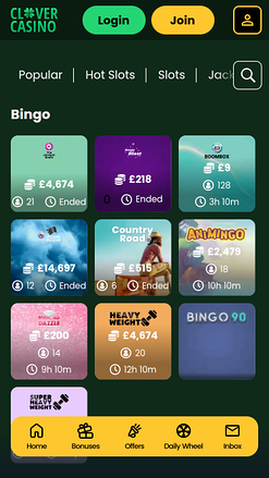 Clover Casino Mobile Bingo