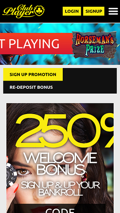 Club Player Casino Promotions Mobile