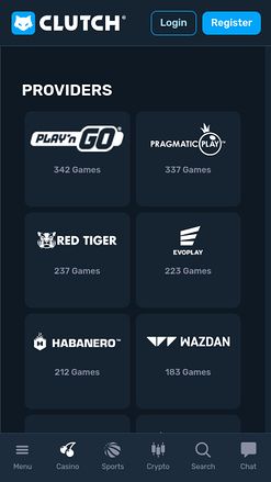 Clutch Casino Game Developers