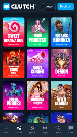 Clutch Casino Games