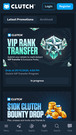 Clutch Casino Promotions