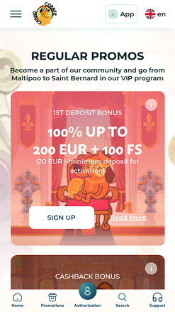 Cobber Casino Mobile Promotions