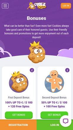 Cookie Casino Promotions Mobile