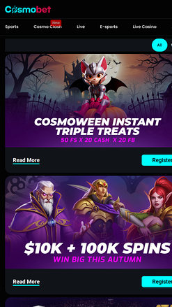 Cosmobet Promotions Mobile