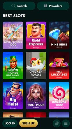 CrownGreen Casino Mobile Games