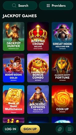 CrownGreen Casino Mobile Jackpot