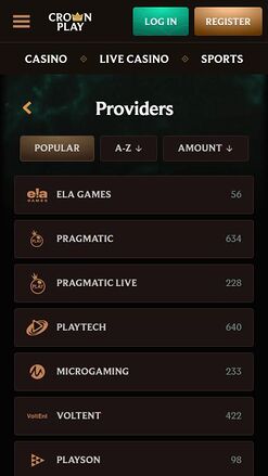 Crownplay Casino Mobile Game Developers