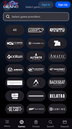 Crusino Casino Game Developers Mobile