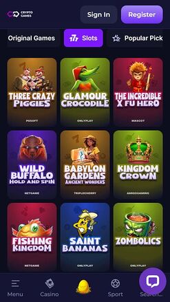 Crypto Games Mobile Image Games