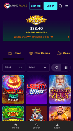 Crypto Palace Casino Games Mobile