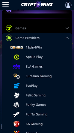 CryptoWins Game Developers Mobile