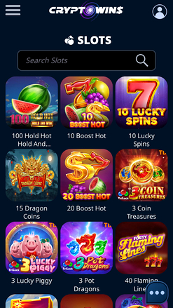 CryptoWins Games Mobile
