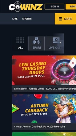 CWinz Promotions Mobile