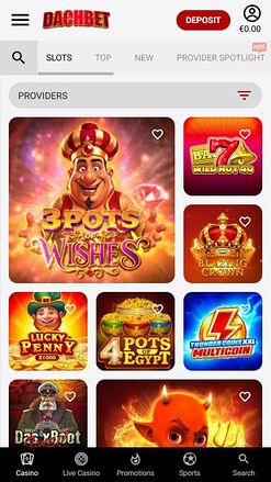 Dachbet Casino Mobile Image Games