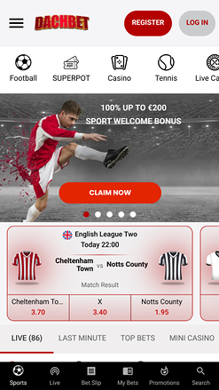 Dachbet Casino Mobile Live Sports