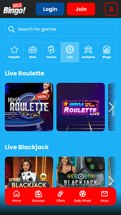 Daily Record Bingo Mobile Live Dealer