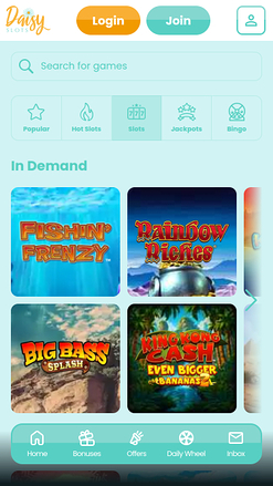 Daisy Slots Mobile Games