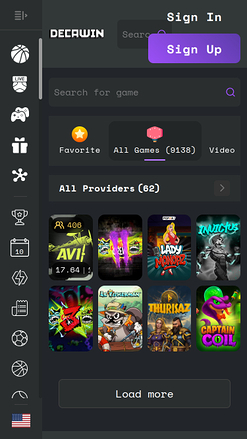 Decawin Casino Games