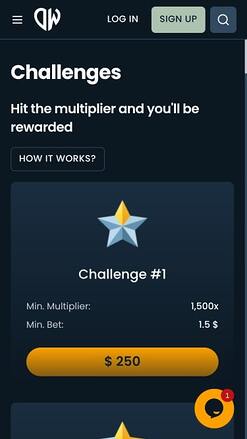 DepositWin Casino Challenges Mobile