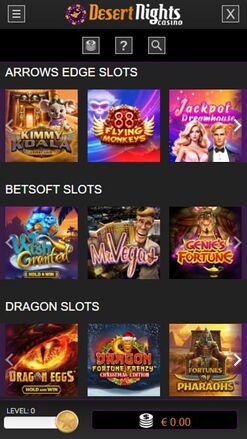 Desert Nights Casino Mobile Game Developers